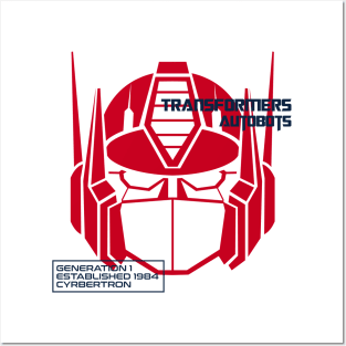 Transformers - GEN 1 - Optimus overlaps Posters and Art